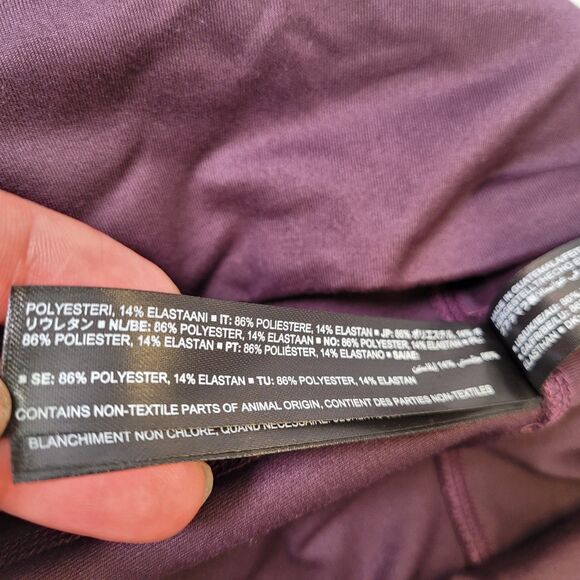 Core 10 Women All Day Comfort High-Waist Side-Pocket Yoga Legging Purple Small - Picture 7 of 13